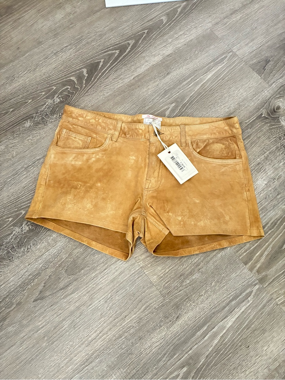 NWT Gant Rugger Lamb Leather the Nubuck Shorts $850 MSRP